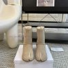 Mm6 * Magira split toe shoes tabi thick soled hairy shoes for women in autumn and winter, wely7fb9ge