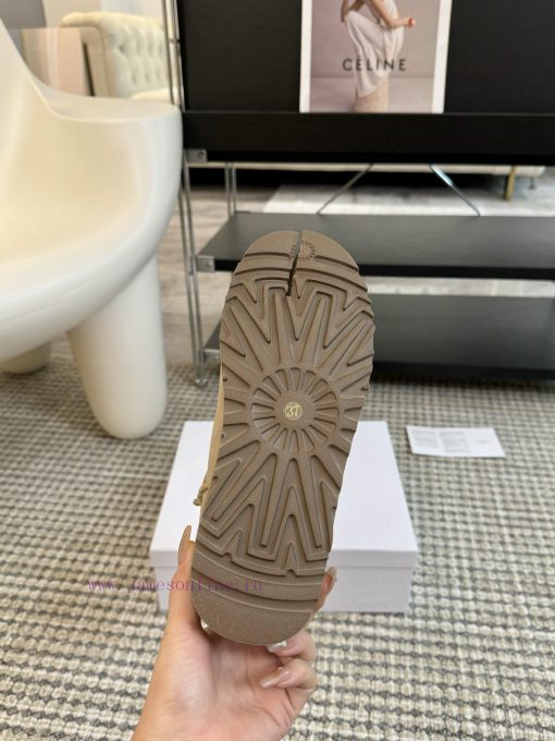 Mm6 * Magira split toe shoes tabi thick soled hairy shoes for women in autumn and winter, wely7fb9ge - Image 7
