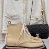 Chanel | Chanel Classic Autumn/WinterChain wood grain bottom short bootsThe shoe upper is ma05w6vbfx