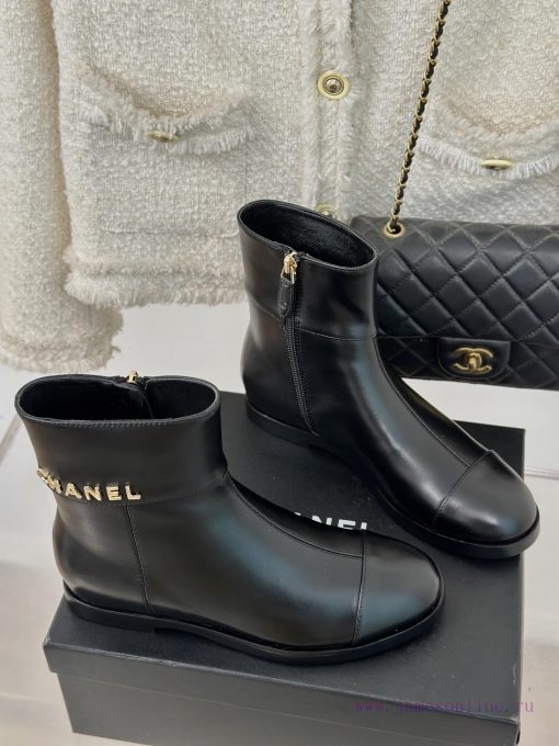 Chanel | Chanel Classic Autumn/Winter New ProductsLetter inside height increasing boot serievty0fe63 - Image 4