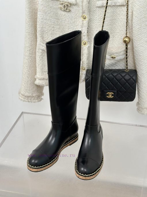 Chanel | Chanel Classic Autumn/Winter New ProductsLetter inside height increasing boot serie8ngsonvd - Image 3