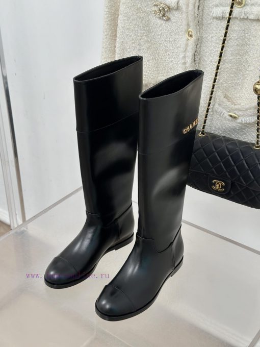 Chanel | Chanel Classic Autumn/Winter New ProductsLetter inside height increasing boot seriecaqd445n - Image 7