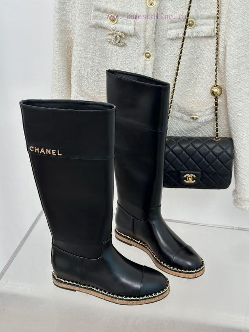 Chanel | Chanel Classic Autumn/Winter New ProductsLetter inside height increasing boot serie8ngsonvd - Image 4