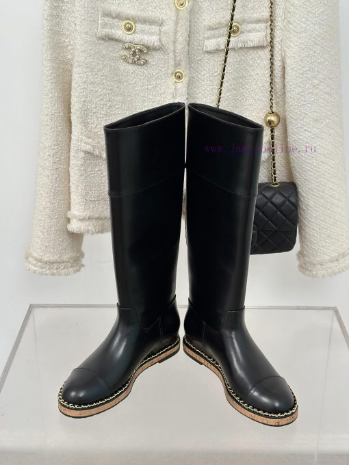 Chanel | Chanel Classic Autumn/Winter New ProductsLetter inside height increasing boot serie8ngsonvd - Image 6