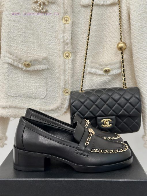 Chanel | Chanel 24K New Product Chain Double C loafersThe retro style and delicate shoe desim5p45594