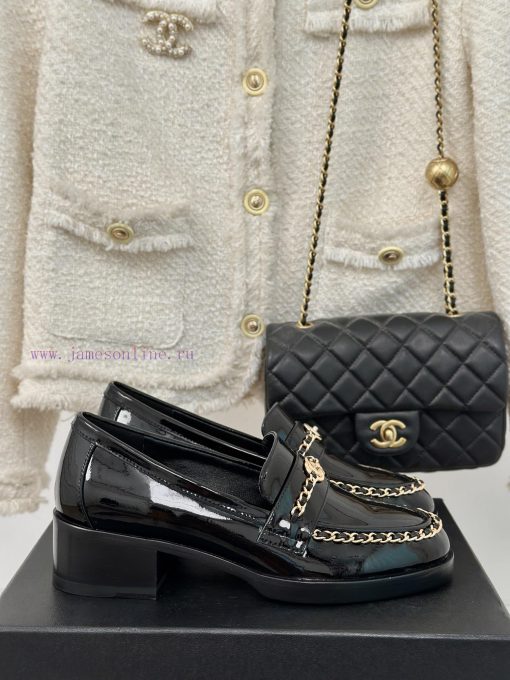 Chanel | Chanel 24K New Product Chain Double C loafersThe retro style and delicate shoe desicnd77yo4 - Image 2