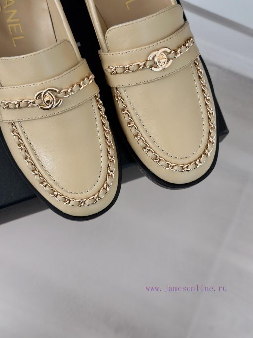 Chanel | Chanel 24K New Product Chain Double C loafersThe retro style and delicate shoe desimjxazvqz - Image 8