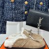 Hermer/Hermes Classic Kelly BuckleBoken hairy slippers with a half toe coverAutumn and winte54x9d0vp