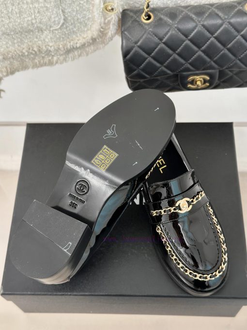 Chanel | Chanel 24K New Product Chain Double C loafersThe retro style and delicate shoe desicnd77yo4 - Image 10