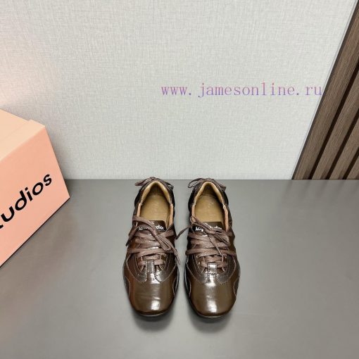Top Spot Order SchedulingAcne Studios 24 vs Wasteland Ballet Flat ShoesLace up ballet flatsS8784m663