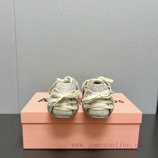 Top Spot Order SchedulingAcne Studios 24 vs Wasteland Ballet Flat ShoesLace up ballet flatsSh9l8rfl8 - Image 9