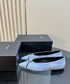 Top quality Saint Laurent/Saint Laurent Lee metal buckle single shoesYSL sister's beautiful rwvrmb2z