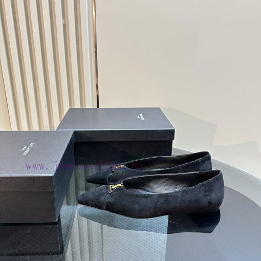 Top quality Saint Laurent/Saint Laurent Lee metal buckle single shoesYSL sister's beautiful 622fosa2