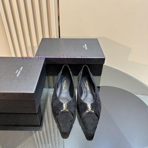 Top quality Saint Laurent/Saint Laurent Lee metal buckle single shoesYSL sister's beautiful 622fosa2 - Image 3