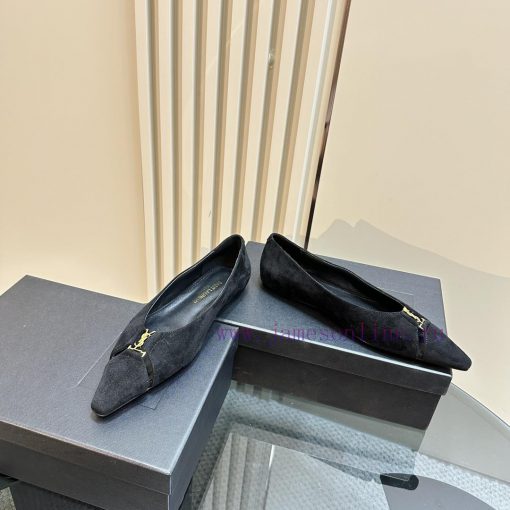 Top quality Saint Laurent/Saint Laurent Lee metal buckle single shoesYSL sister's beautiful 622fosa2 - Image 4