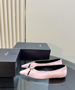 Top quality Saint Laurent/Saint Laurent Lee metal buckle single shoesYSL sister's beautiful yds2q71m