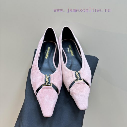 Top quality Saint Laurent/Saint Laurent Lee metal buckle single shoesYSL sister's beautiful yds2q71m - Image 8