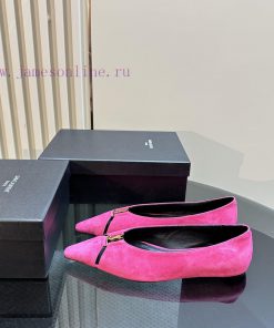 Top quality Saint Laurent/Saint Laurent Lee metal buckle single shoesYSL sister's beautiful zy1ecyze