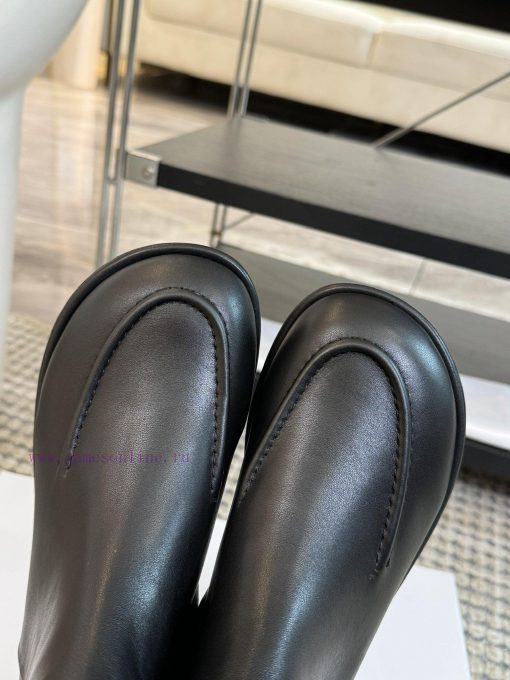 The row can series flat bottomed round toe short bootsThe Canel series flat shoes are beli33yzbxyz - Image 7