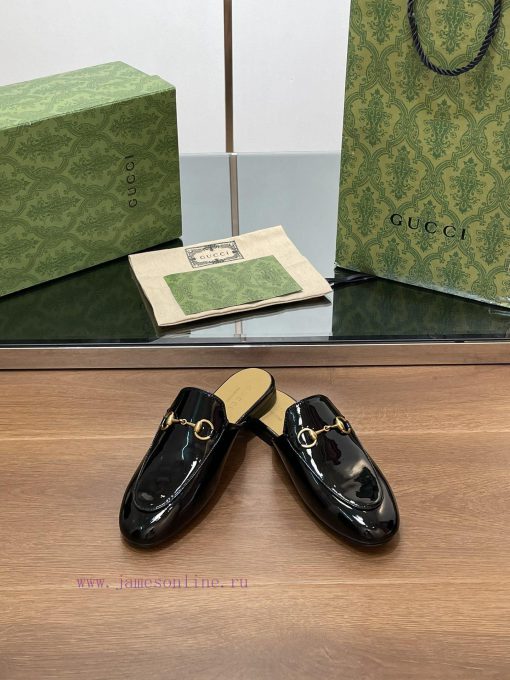 2024 Early Autumn New Gucci Latest Lacquer Leather Wine Red Color Princeton Series Le Fu Slil81axcw2 - Image 7