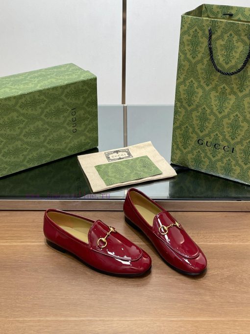 2024 Early Autumn New Gucci Latest Lacquer Leather Wine Red Color Princeton Series Le Fu Sink1vy2lyb - Image 5