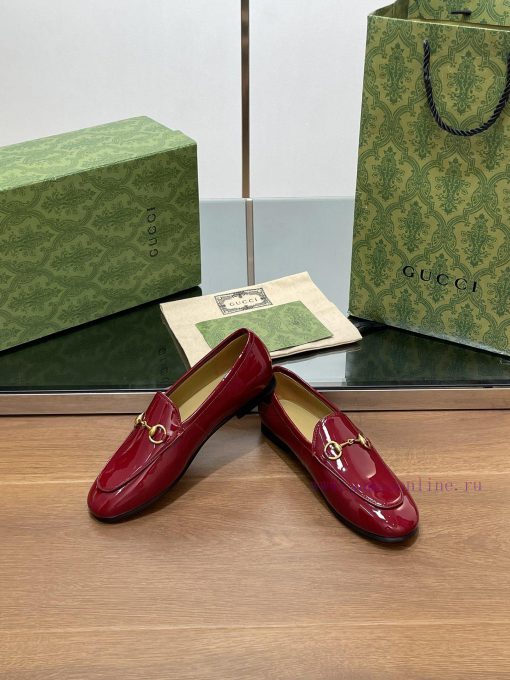 2024 Early Autumn New Gucci Latest Lacquer Leather Wine Red Color Princeton Series Le Fu Sink1vy2lyb - Image 7
