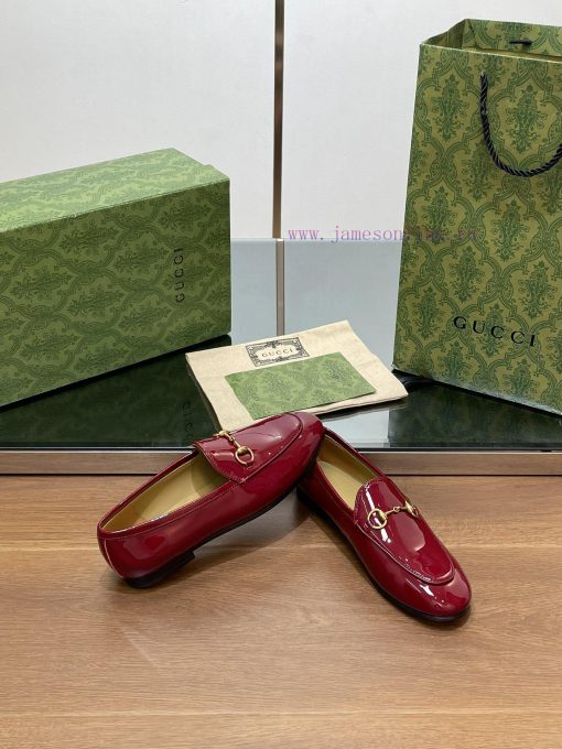 2024 Early Autumn New Gucci Latest Lacquer Leather Wine Red Color Princeton Series Le Fu Sink1vy2lyb - Image 8