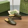 2024 Early Autumn New Gucci Latest Army Green Princeton Series Le Fu Slippers Top Quality Moflpix8y1