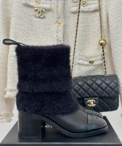 Chanel | Chanel 24K Autumn/Winter New Product Double CThick heeled socks bootsThis season's xx7kcyhx