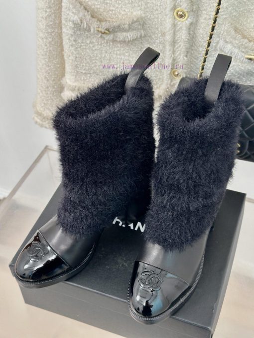 Chanel | Chanel 24K Autumn/Winter New Product Double CThick heeled socks bootsThis season's xx7kcyhx - Image 3