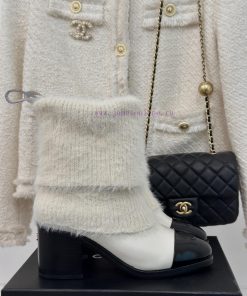 Chanel | Chanel 24K Autumn/Winter New Product Double CThick heeled socks bootsThis season's 345setcw