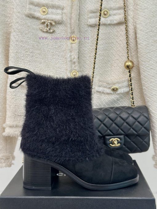 Chanel | Chanel 24K Autumn/Winter New Product Double CThick heeled socks bootsThis season's wriq41me