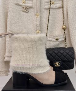 Chanel | Chanel 24K Autumn/Winter New Product Double CThick heeled socks bootsThis season's 7ce0yegf