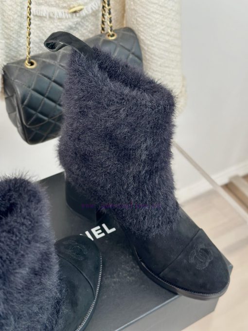 Chanel | Chanel 24K Autumn/Winter New Product Double CThick heeled socks bootsThis season's wriq41me - Image 6