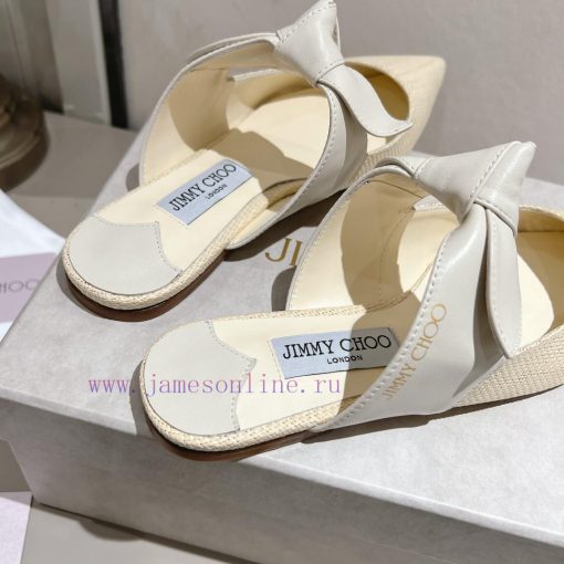 Jimmy Choo2024ssRali Lafite Grass Knitted Pointed Single Shoes, with a small sheepskin crossylgnrspu - Image 8