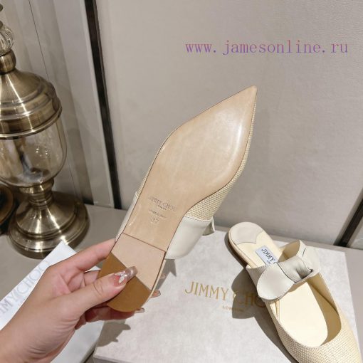 Jimmy Choo2024ssRali Lafite Grass Knitted Pointed Single Shoes, with a small sheepskin crossylgnrspu - Image 10