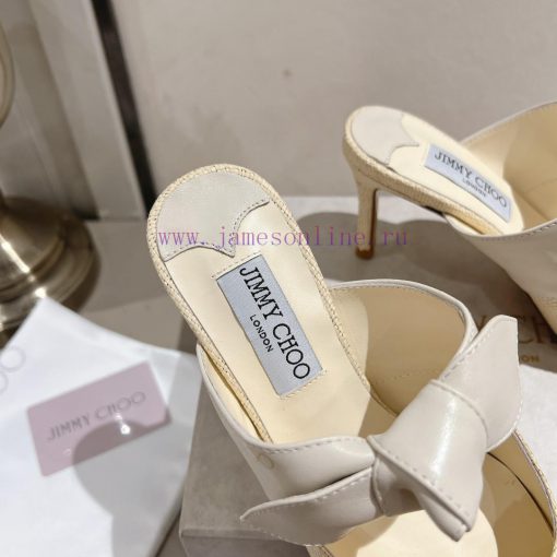 Jimmy Choo2024ssRali Lafite Grass Knitted Pointed Single Shoes, with a small sheepskin crossvnmq1hs8 - Image 8