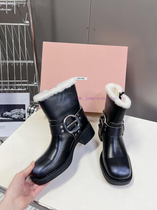 Top tier Miumiu autumn and winter limited edition walking bootsOne of the most worthwhile boryoombxr - Image 5