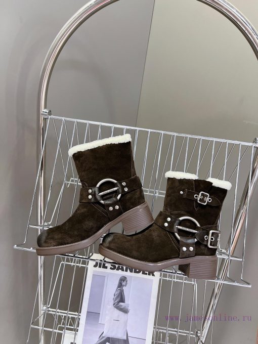Top tier Miumiu autumn and winter limited edition walking bootsOne of the most worthwhile bocbr0hm4y - Image 7