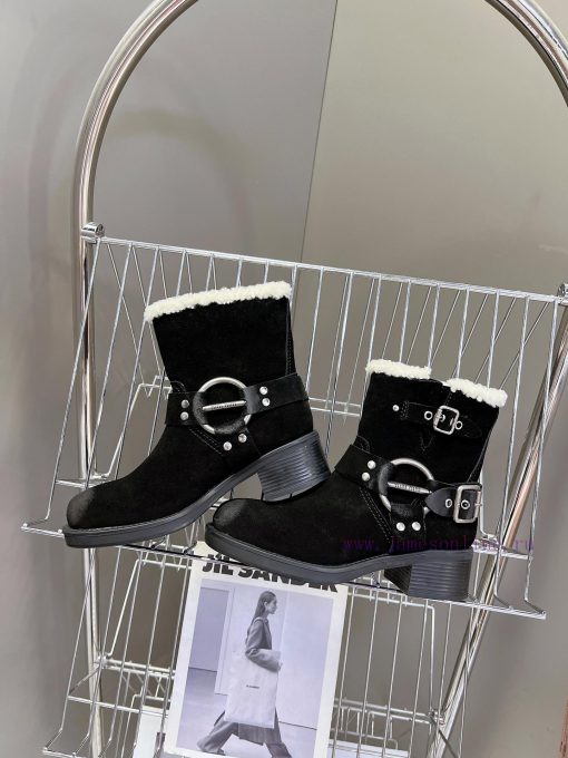 Top tier Miumiu autumn and winter limited edition walking bootsOne of the most worthwhile bo18ji35xf - Image 7