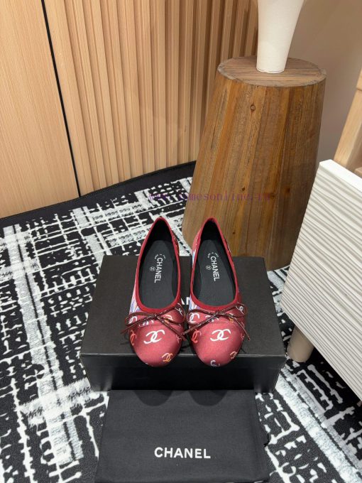 25Fw new chanelChanel bow ballet flat soleBelieve me, these are ballet shoes that can take yg6wubb4z - Image 3