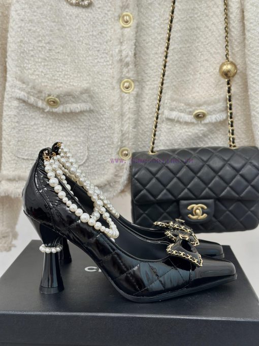 Chanel | Chanel Classic Early Autumn Pearl Chain Butterfly High Heels Single Shoe Collectiotjni4rq8