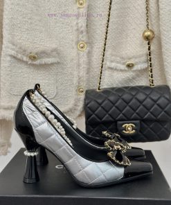 Chanel | Chanel Classic Early Autumn Pearl Chain Butterfly High Heels Single Shoe Collectiog1p96dc4