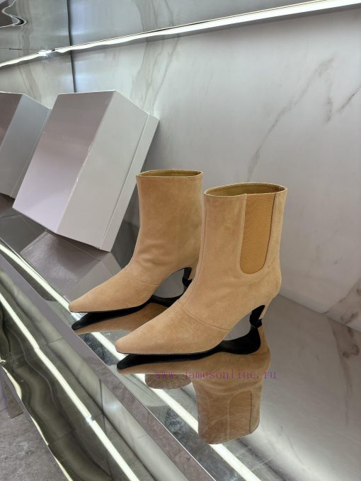 IMMI24 new beautiful square toe short boots 🤩 A niche trendy brand, simple and fashionable, 4ekhyvde - Image 2