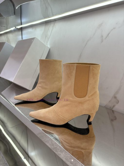IMMI24 new beautiful square toe short boots 🤩 A niche trendy brand, simple and fashionable, 4ekhyvde - Image 4