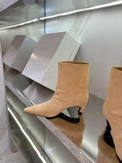 IMMI24 new beautiful square toe short boots 🤩 A niche trendy brand, simple and fashionable, 4ekhyvde - Image 5