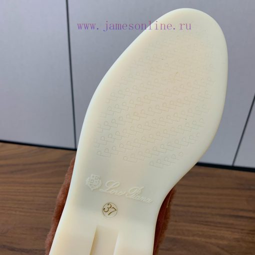 Loro Piana collar wool loafers, Italy's top cashmere retro elegant low-key luxury fashion, puvzufg61 - Image 7
