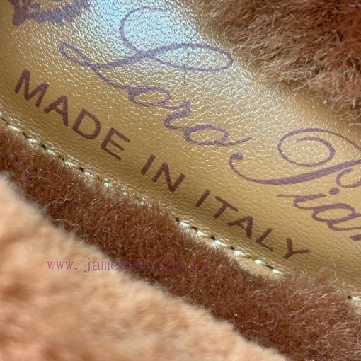 Loro Piana collar wool loafers, Italy's top cashmere retro elegant low-key luxury fashion, puvzufg61 - Image 10