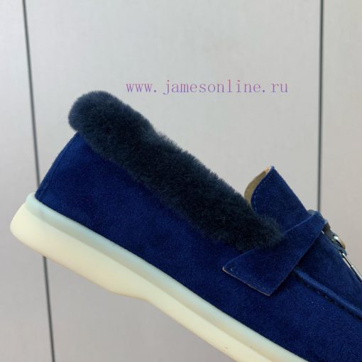 Loro Piana collar wool loafers, Italy's top cashmere retro elegant low-key luxury fashion, pp9ezh5xn - Image 10