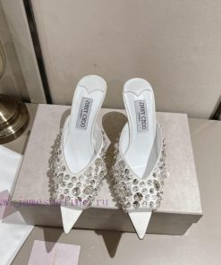Jimmy Choo 2025 Early Spring Official Website Pre sale, Fairy Crystal Fish Mouth Shoes, Sexyvoelmxdh